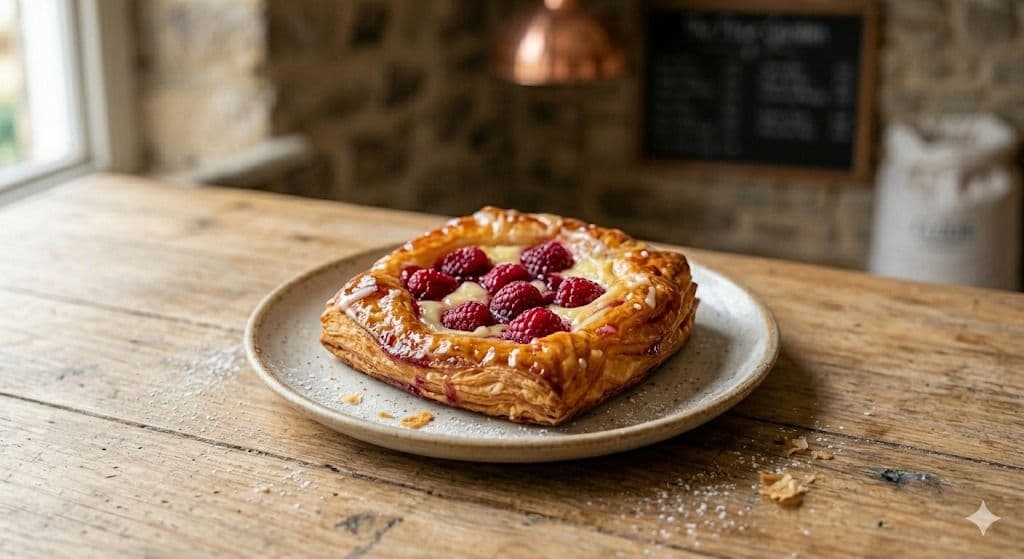 Raspberry Cream Danish