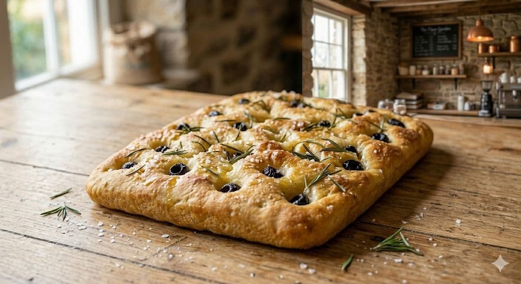 Artisan Olive and Rosemary Focaccia