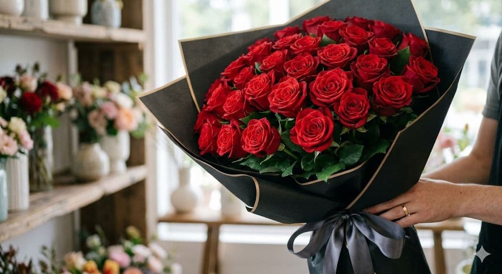 51 Red Roses Bouquet