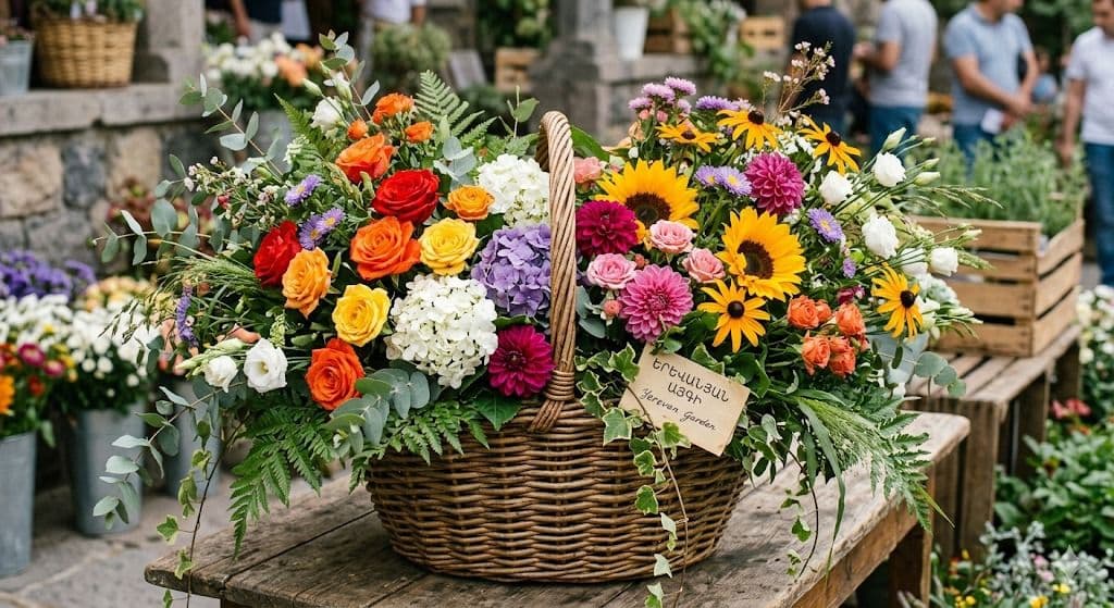 Large Flower Basket